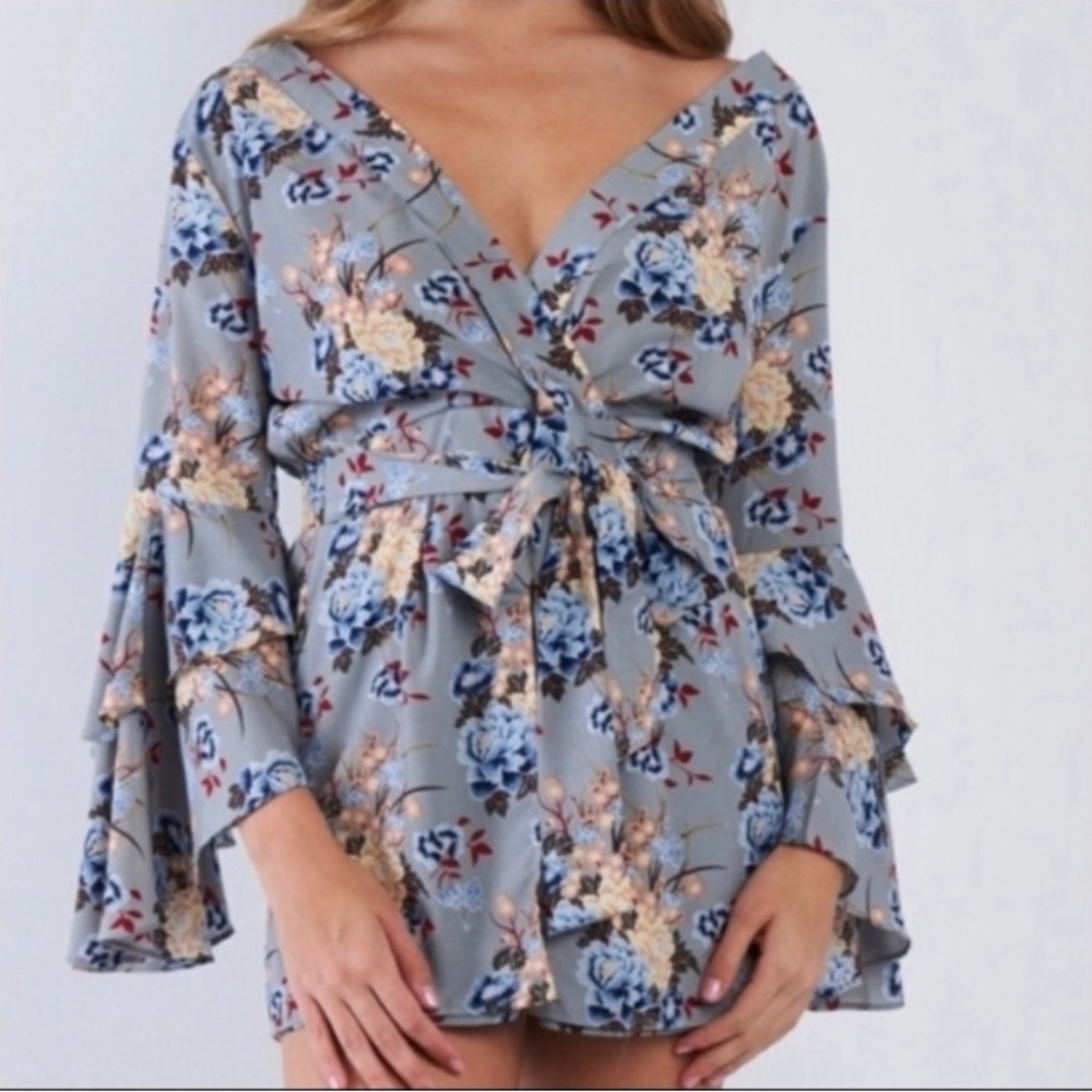 NWT Red Dress Romper